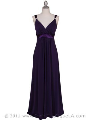 1533 Purple Evening Dress, Purple