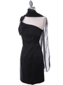 1710 One Shoulder Little Black Dress - Black, Alt View Thumbnail