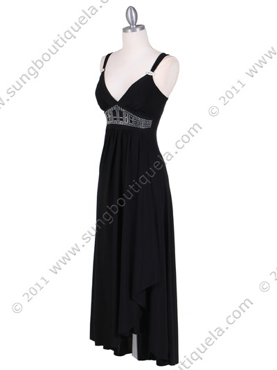 1813 Black Cocktail Dress - Black, Alt View Medium