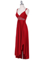 1813 Red Cocktail Dress - Red, Alt View Thumbnail