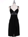 1813S Black Cocktail Dress - Black, Front View Thumbnail