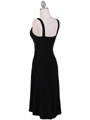 1813S Black Cocktail Dress - Black, Back View Thumbnail