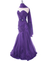 C1814 Purple Prom Dress - Purple, Alt View Thumbnail