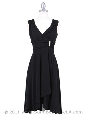 1840 Black Cocktail Dress, Black