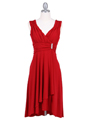 1840 Red Cocktail Dress - Red, Front View Thumbnail