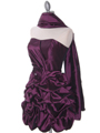 186 Dark Purple Homecoming Dress - Dark Purple, Alt View Thumbnail