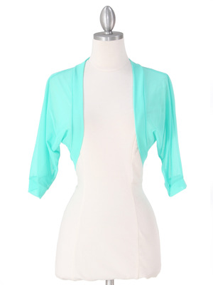 1913 Mint Bolero Jacket, Mint