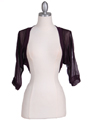 1913 Purple Bolero Jacket - Purple, Front View Thumbnail
