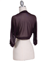 1913 Purple Bolero Jacket - Purple, Back View Thumbnail