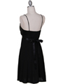 1937 Black Glitter Party Dress - Black, Back View Thumbnail