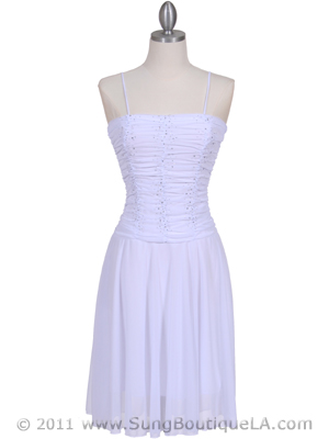 1975 White Party Dress, White