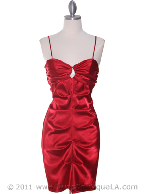 2010 Red Homecoming Dress, Red