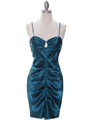 2010 Teal Bridesmaid Dress - Teal, Front View Thumbnail