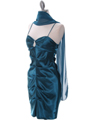 2010 Teal Bridesmaid Dress - Teal, Alt View Thumbnail