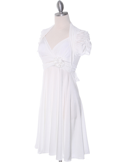 2067 Ivory Cocktail Dress - Ivory, Alt View Medium