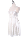 2089 Ivory Satin Graduation Dress - Ivory, Alt View Thumbnail