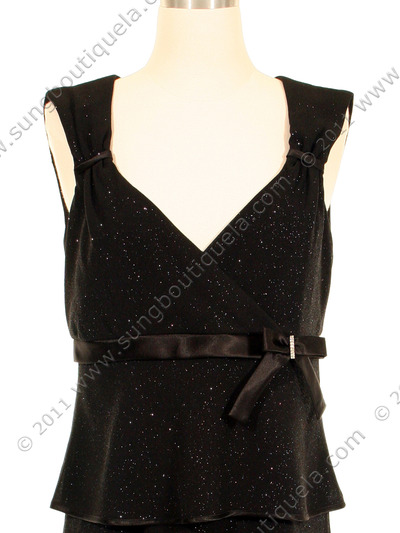 209 Black Evening Dress - Black, Alt View Medium