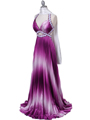2126 Purple Pleated Prom Evening Dress - Purple, Alt View Thumbnail