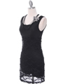 2789 Black Sleeveless Dress - Black, Alt View Thumbnail