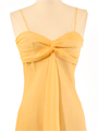 2832 Gold Chiffon Cocktail Dress - Gold, Alt View Thumbnail