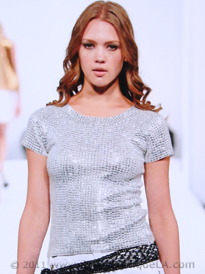 2852 Silver Sequins Top, Silver