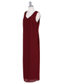 3006 Burgundy Giltter 2 piece Evening Dress - Burgundy, Alt View Thumbnail