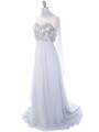 3179 Silver Sequins Evening Dress - Silver, Alt View Thumbnail