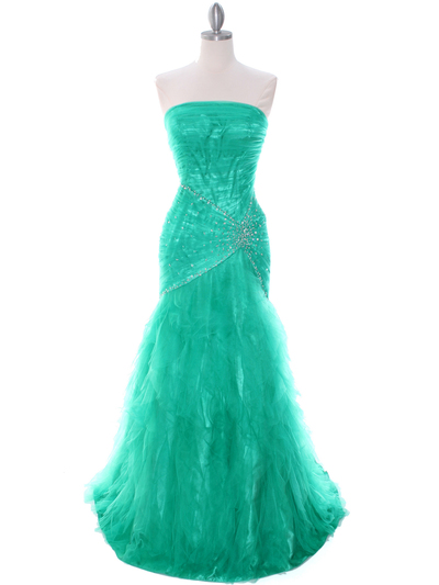 3182 Jade Prom Dresses - Jade, Front View Medium