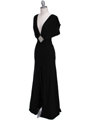 3817D Black Evening Dress - Black, Alt View Thumbnail