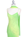 3845 Lime Tie Dye Evening Dress - Lime, Alt View Thumbnail
