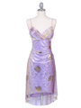 3894 Lilac Shine Cocktail Dress - Lilac, Front View Thumbnail