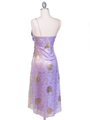 3894 Lilac Shine Cocktail Dress - Lilac, Back View Thumbnail