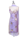 3894 Lilac Shine Cocktail Dress - Lilac, Alt View Thumbnail