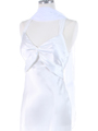 3964 White Long Satin Evening Dress - White, Alt View Thumbnail