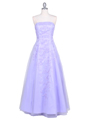 4002 Lilac Laced Embroidery Prom Gown - Lilac, Front View Thumbnail