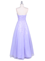 4002 Lilac Laced Embroidery Prom Gown - Lilac, Back View Thumbnail