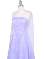 4002 Lilac Laced Embroidery Prom Gown - Lilac, Alt View Thumbnail