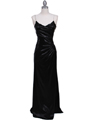 4068D Black Evening Dress - Black, Front View Thumbnail