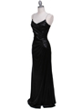 4068D Black Evening Dress - Black, Alt View Thumbnail