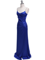 4068D Royal Blue Evening Dress - Royal Blue, Alt View Thumbnail