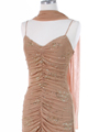 4083 Gold Glitter Evening Dress - Gold, Alt View Thumbnail