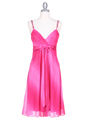 4106 Hot Pink Glitter Party Dress - Hot Pink, Front View Thumbnail