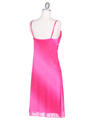 4106 Hot Pink Glitter Party Dress - Hot Pink, Back View Thumbnail