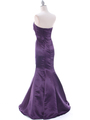 4024 Purple Bridesmaid Dress - Purple, Back View Thumbnail