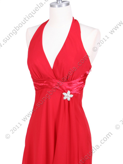 4230 Red Cocktail Dress - Red, Alt View Medium