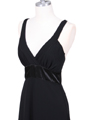 4280 Black Long Evening Dress - Black, Alt View Thumbnail