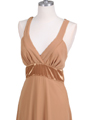 4280 Taupe Long Evening Dress - Taupe, Alt View Thumbnail