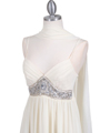 4431 Ivory Beaded Cocktail Dress - Ivory, Alt View Thumbnail