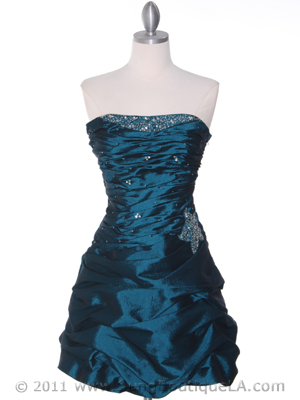 4509 Jade Taffeta Cocktail Dress, Jade