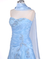 4909 Baby Blue Beaded Evening Gown - Baby Blue, Alt View Thumbnail